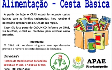 Alimentação - Cestas Básicas