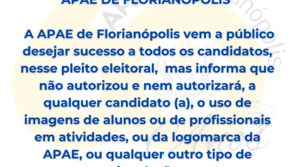 Nota de esclarecimento APAE Florianópolis