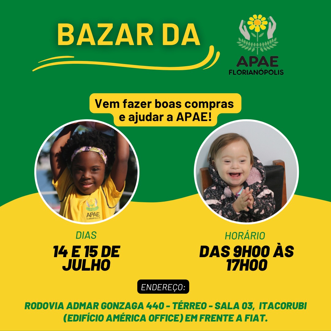 Bazar Apae Florianópolis 2023