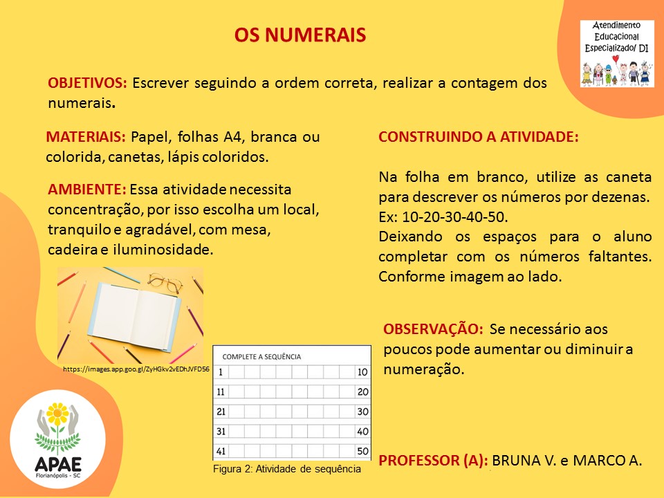 Atendimento Educacional Especializado - Os Numerais