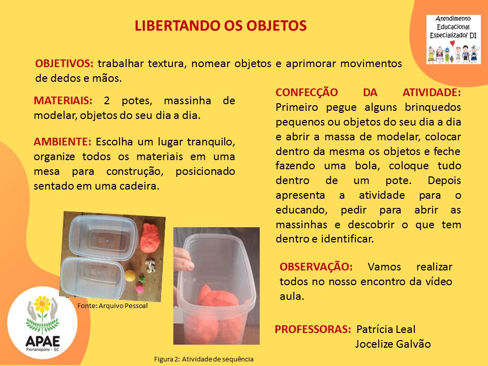 Serviço Pedagógico Específico - Liberando os Objetos