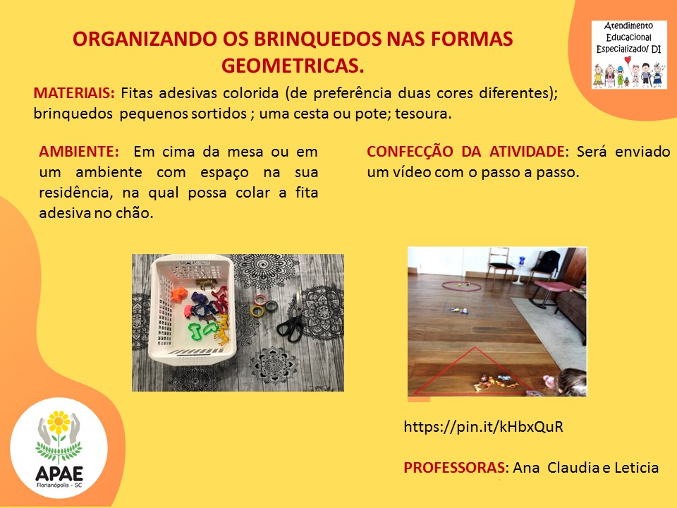 Estimulação Precoce 2 - Organizando os Brinquedos na Forma Geométrica