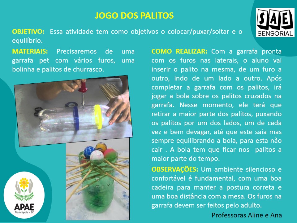 Jogo dos Palitos - SAE Sensorial